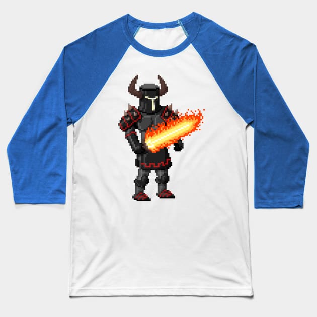 The Shadow Knight Baseball T-Shirt by ermagix